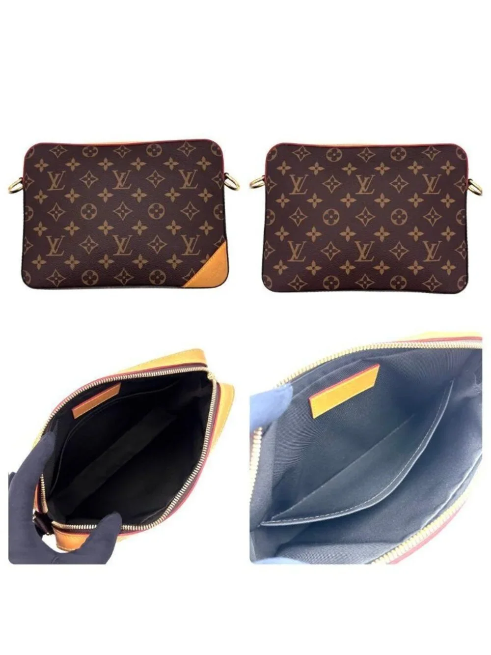 Louis Vuitton Monogram Trio Messenger NIGO Collaboration Brown